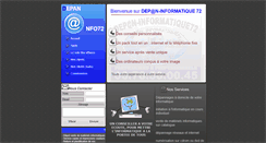 Desktop Screenshot of depan-informatique72.com